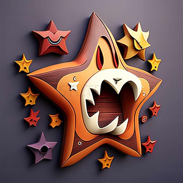 3D модель Бумажная игра Mario Sticker Star (STL)